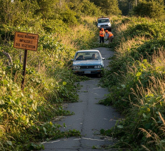 When Plants on the Side of the Road Become Obstacles 2 Plants on the Side of the Road Become Obstacles