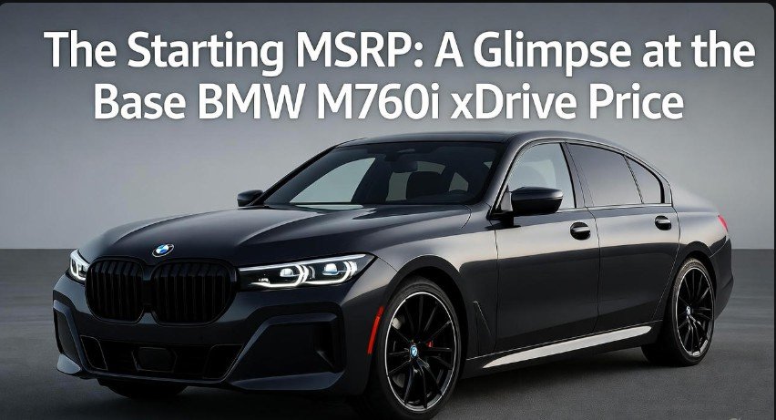 The Starting MSRP A Glimpse at the Base BMW M760i xDrive Price