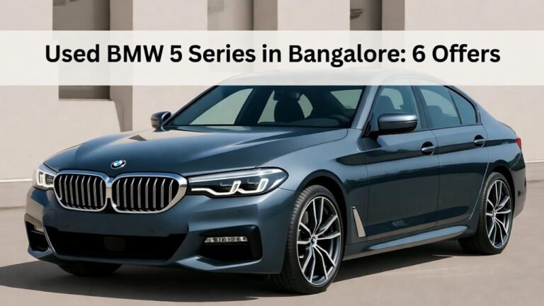 Used BMW 5 Series in Bangalore 6 Offers