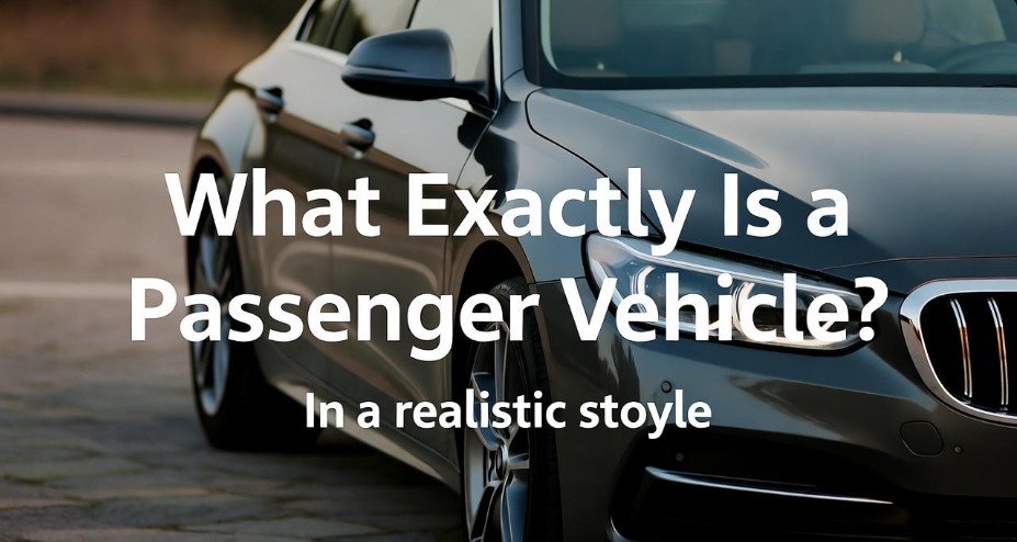 Vehicle Classification Guide: Passenger Vehicle Vs Multipurpose Vehicle 2 What Exactly Is a Passenger Vehicle
