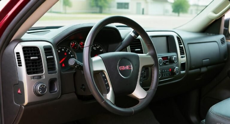 Where is the TPMS Reset Button on a GMC Sierra Easy To Find Locationn