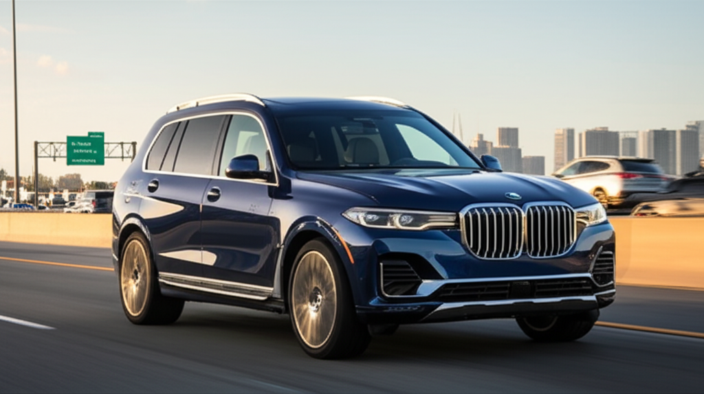 Generate a high-quality, relevant image prompt for an article about: BMW X7 Price Bangalore: 7 Advan