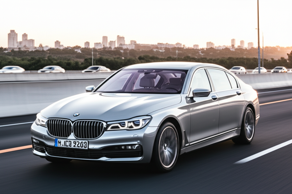Generate a high-quality, relevant image prompt for an article about: BMW 730Ld Price India: 6 Smart