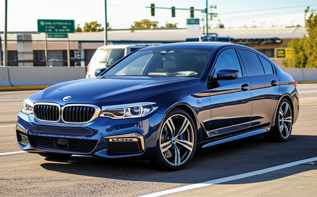 Generate a high-quality, relevant image prompt for an article about: BMW 530d M Sport: 8 Facts Revea