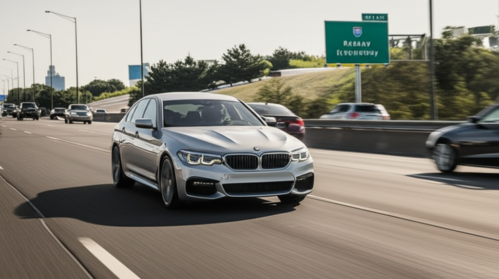 Generate a high-quality, relevant image prompt for an article about: BMW Car Price in Hyderabad: 6 S