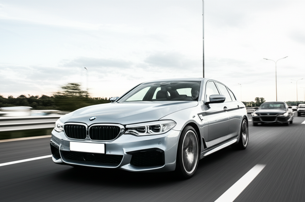 Generate a high-quality, relevant image prompt for an article about: BMW Car Price in Kerala: 7 Upda