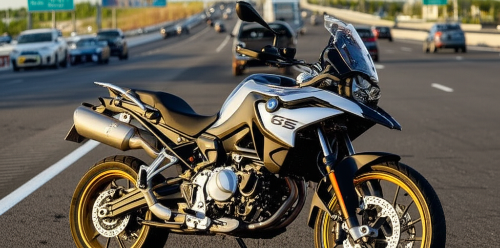 Generate a high-quality, relevant image prompt for an article about: BMW F 750 GS: Top 7 Features
U