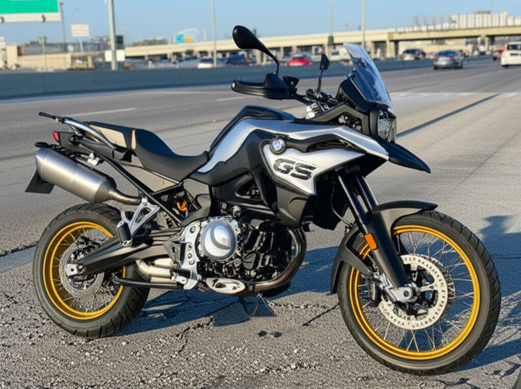 Generate a high-quality, relevant image prompt for an article about: BMW F 850 GS Adventure: 6 Surpr