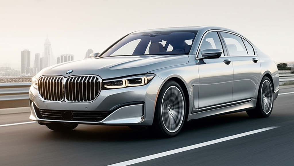 Generate a high-quality, relevant image prompt for an article about: BMW 7 Series Wallpaper: 6 Stunn