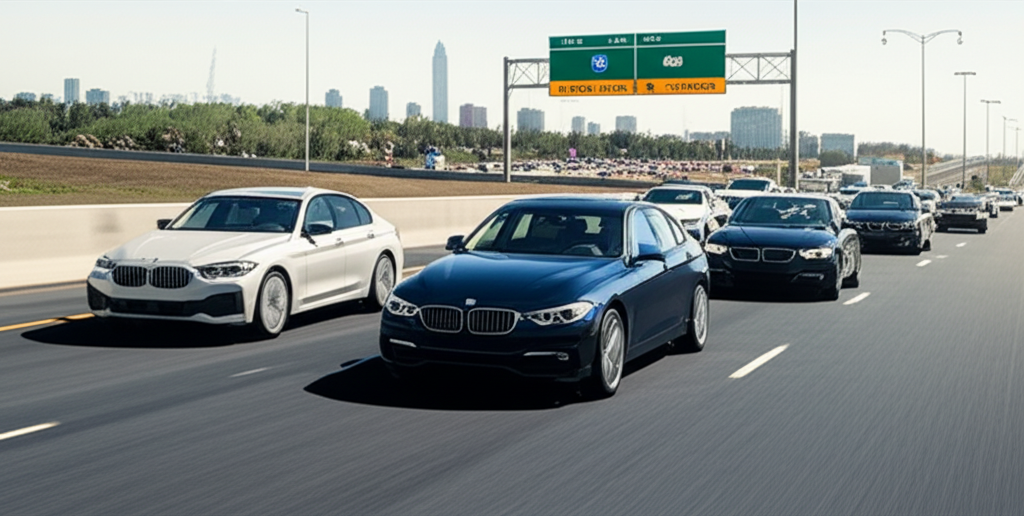 Generate a high-quality, relevant image prompt for an article about: BMW Car Lowest Price in Chennai