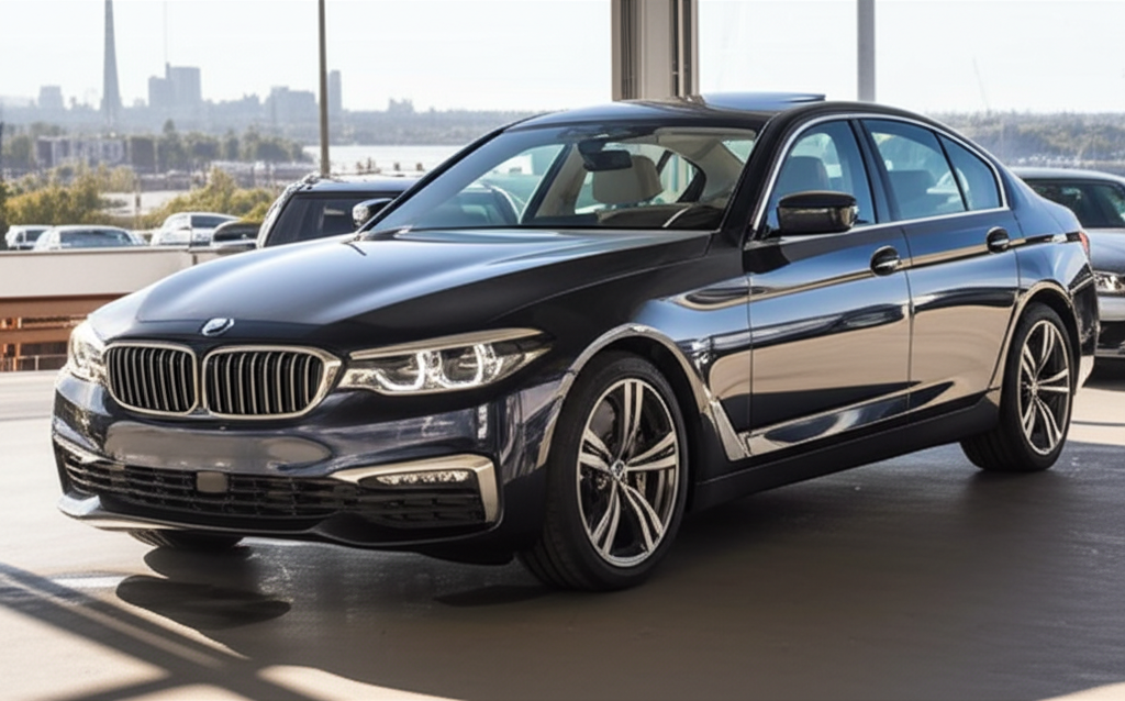 Generate a high-quality, relevant image prompt for an article about: BMW Car Price in Coimbatore: 6