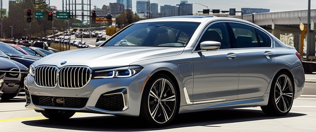 Generate a high-quality, relevant image prompt for an article about: BMW Gran Limousine Price in Ind