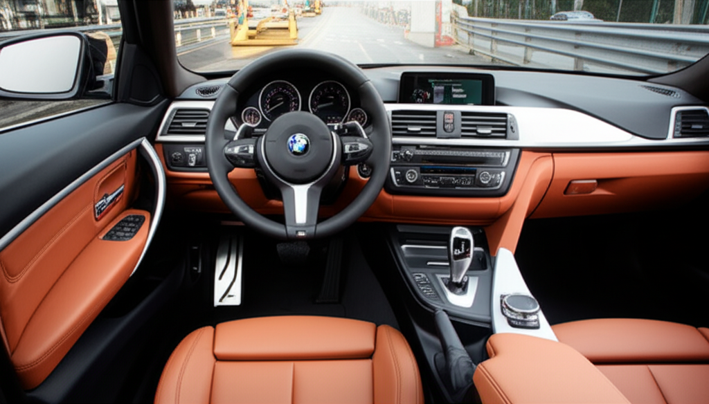 Generate a high-quality, relevant image prompt for an article about: BMW 3 Series GT Interior: 7 Bol