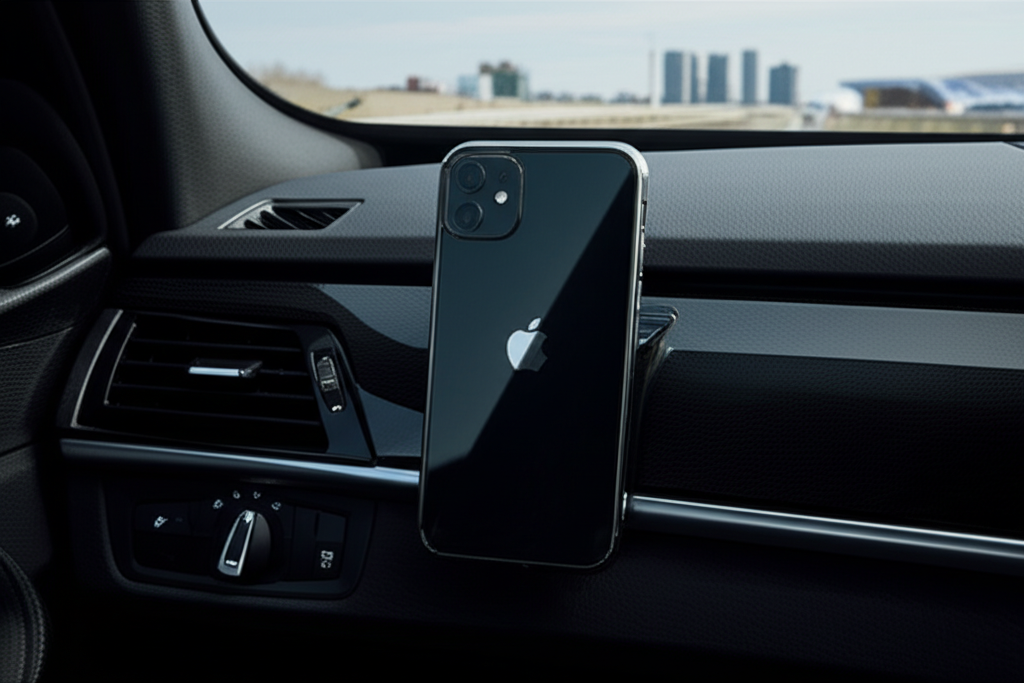 Generate a high-quality, relevant image prompt for an article about: iPhone 11 BMW Case: 7 Stunning
