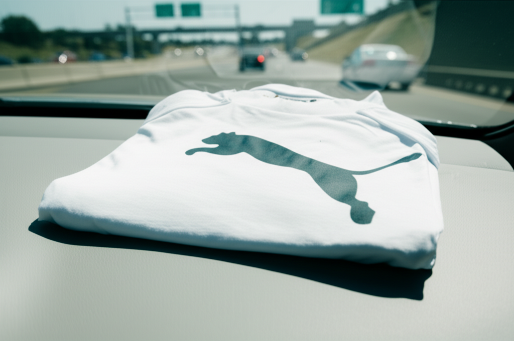 Generate a high-quality, relevant image prompt for an article about: Puma BMW T Shirt White: 7 Bold