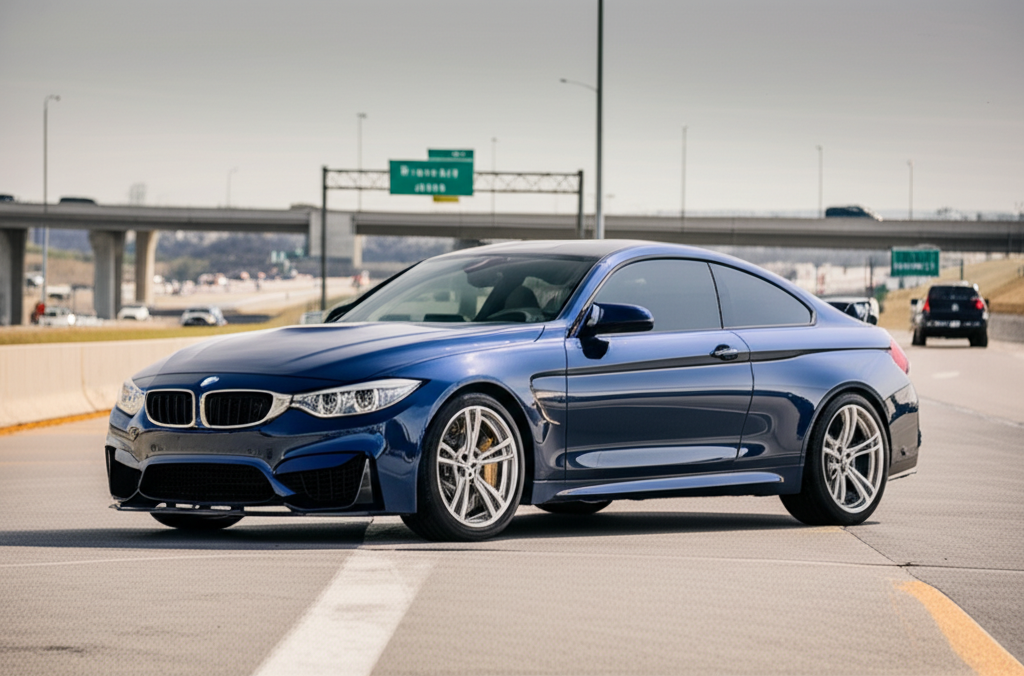 Generate a high-quality, relevant image prompt for an article about: BMW M4 G Power: 7 Bold Features