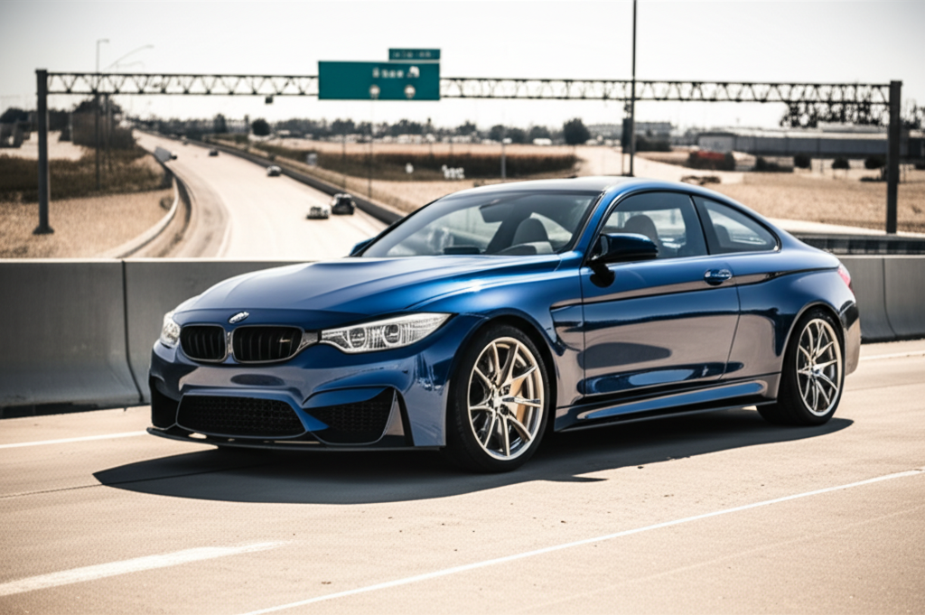 Generate a high-quality, relevant image prompt for an article about: BMW M4 G Power: 7 Bold Features