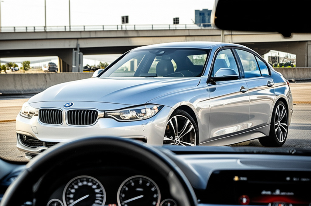BMW 320d Price Mumbai: 7 Shocking Deals 2 Generate a high-quality, relevant image prompt for an article about: BMW 320d Price Mumbai: 7 Shocki