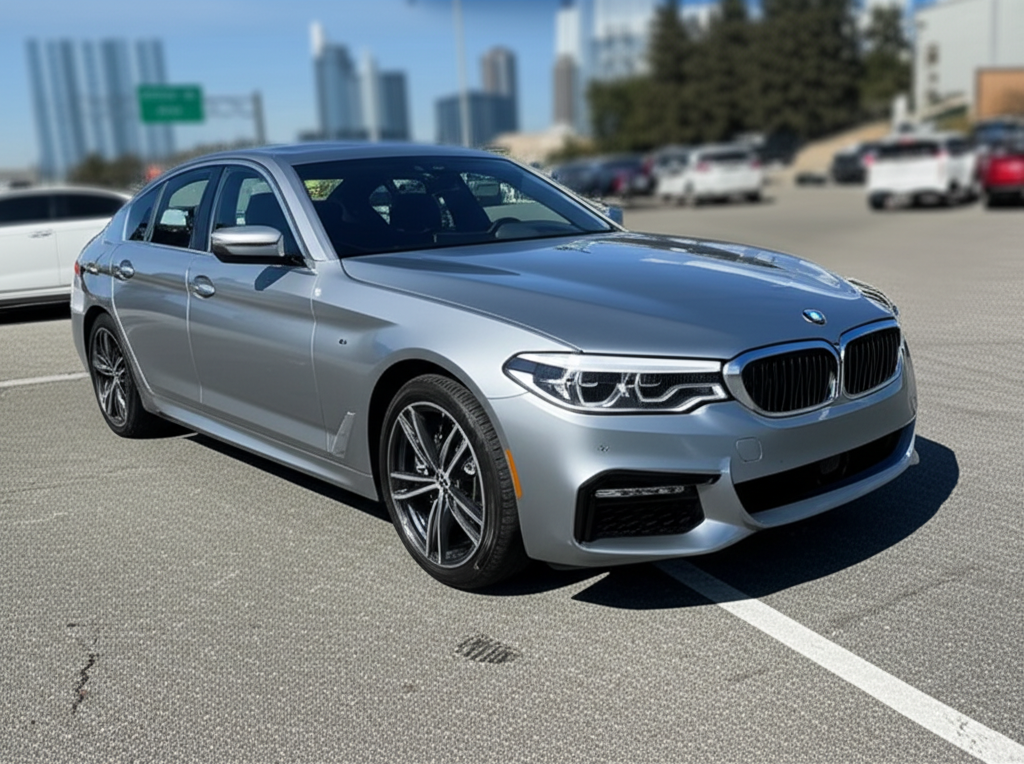 BMW 5 Series On Road Price Delhi: 7 Deals 3 Generate a high-quality, relevant image prompt for an article about: BMW 5 Series On Road Price Delh