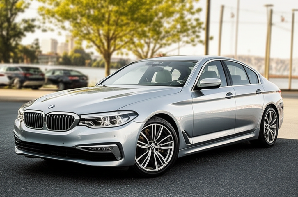 BMW 530i Second Hand: 6 Must-See Prices 2 Generate a high-quality, relevant image prompt for an article about: BMW 530i Second Hand: 6 Must-Se