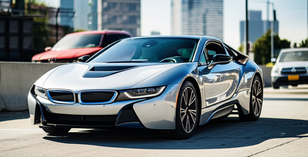 Sachin Tendulkar BMW i8: 6 Stunning Facts 2 Generate a high-quality, relevant image prompt for an article about: Sachin Tendulkar BMW i8: 6 Stun