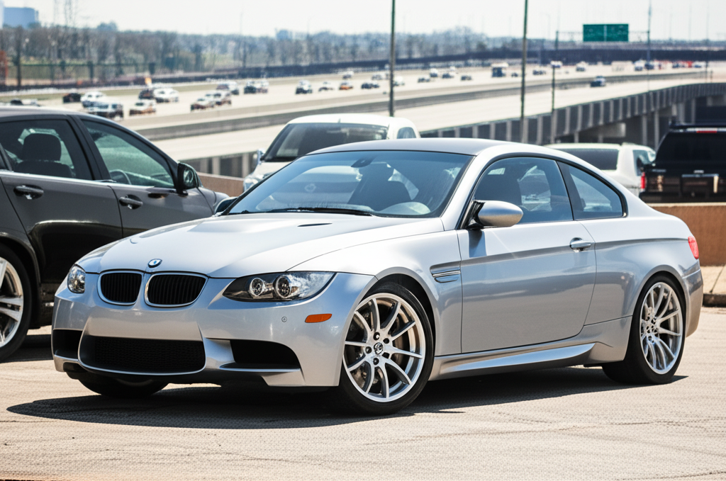 Used BMW M3 India: 5 Stunning Prices Revealed 2 Generate a high-quality, relevant image prompt for an article about: Used BMW M3 India: 5 Stunning P