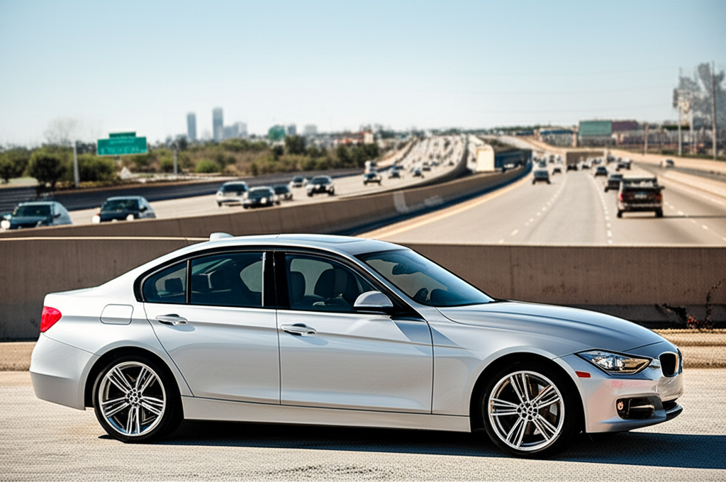 2012 BMW 3 Series: 5 Stunning Offers 3 Generate a high-quality, relevant image prompt for an article about: 2012 BMW 3 Series: 5 Stunning O