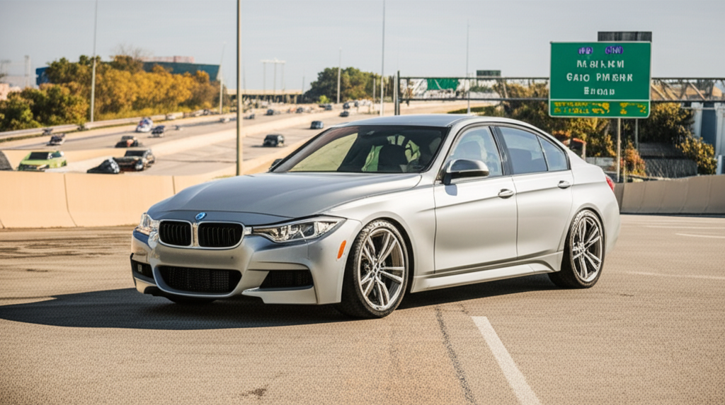 BMW 3 Series M Sport Price India: 5 Deals 2 Generate a high-quality, relevant image prompt for an article about: BMW 3 Series M Sport Price Indi