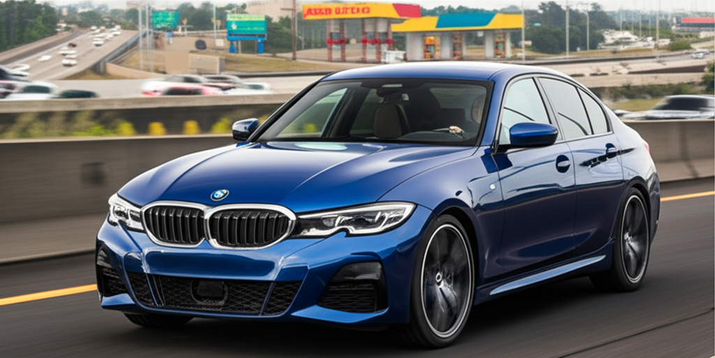 BMW 3 Series M Sport Price India: 5 Deals 3 Generate a high-quality, relevant image prompt for an article about: BMW 3 Series M Sport Price Indi