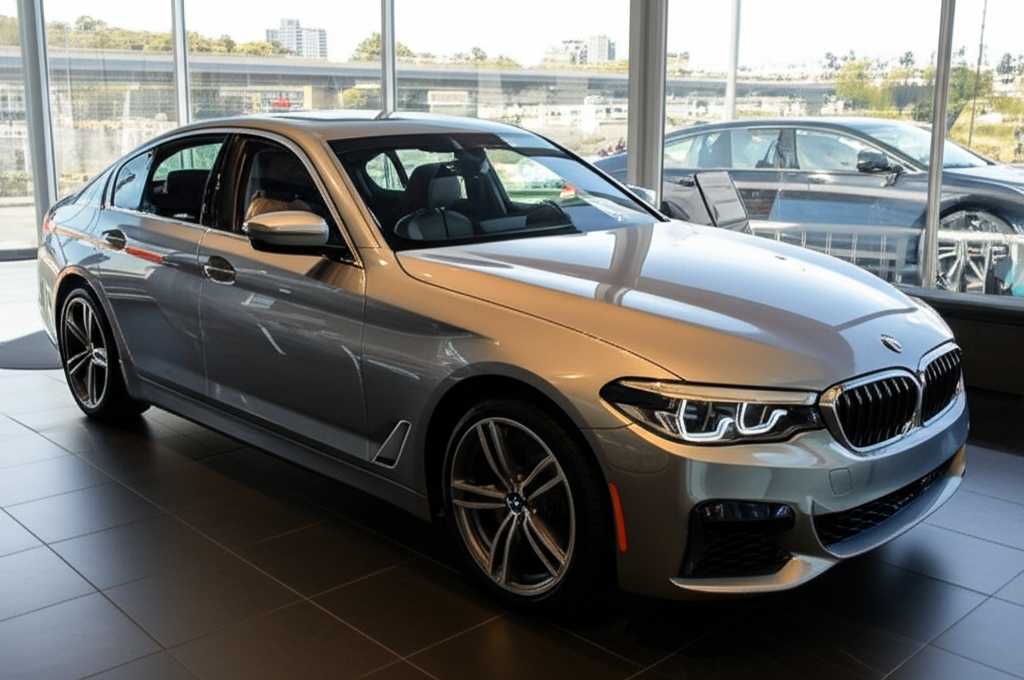 BMW Demo Cars For Sale India: 6 Offers 2 Generate a high-quality, relevant image prompt for an article about: BMW Demo Cars For Sale India: 6