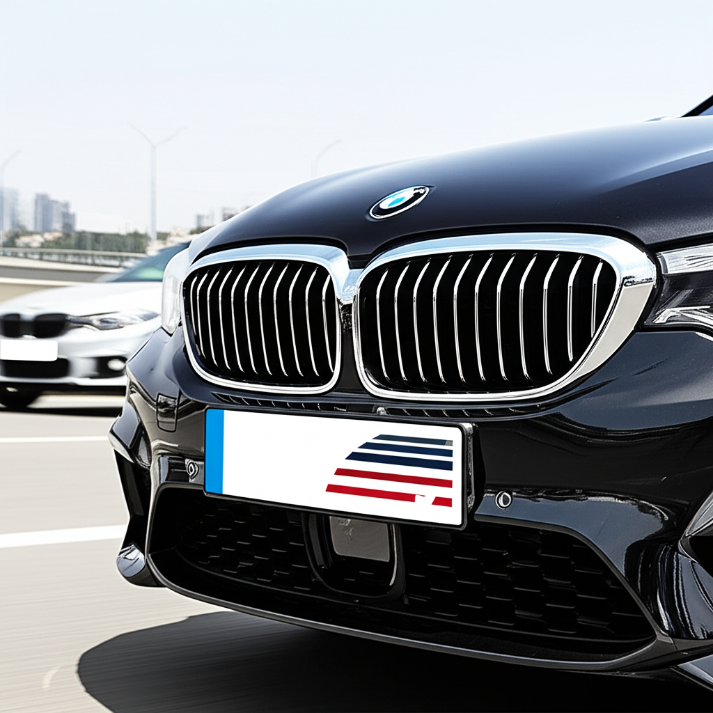BMW Front Grill Stickers: 6 Must-Have 3 Generate a high-quality, relevant image prompt for an article about: BMW Front Grill Stickers: 6 Mus
