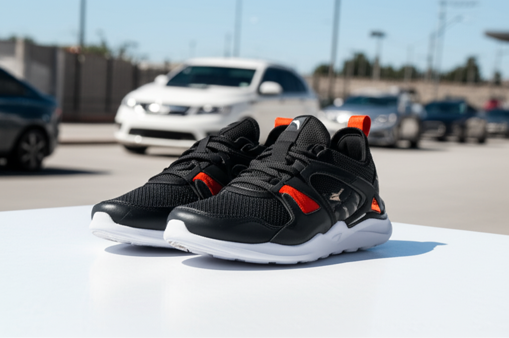 Puma BMW Shoes Under 3000: 5 Deals 3 Generate a high-quality, relevant image prompt for an article about: Puma BMW Shoes Under 3000: 5 De