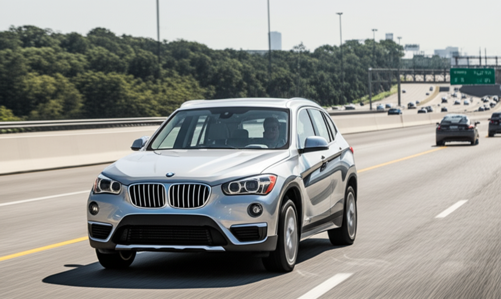 Second Hand BMW X1 In Kolkata: 6 Offers 2 Generate a high-quality, relevant image prompt for an article about: Second Hand BMW X1 In Kolkata: