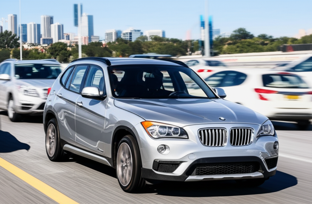 Second Hand BMW X1 In Kolkata: 6 Offers 3 Generate a high-quality, relevant image prompt for an article about: Second Hand BMW X1 In Kolkata:
