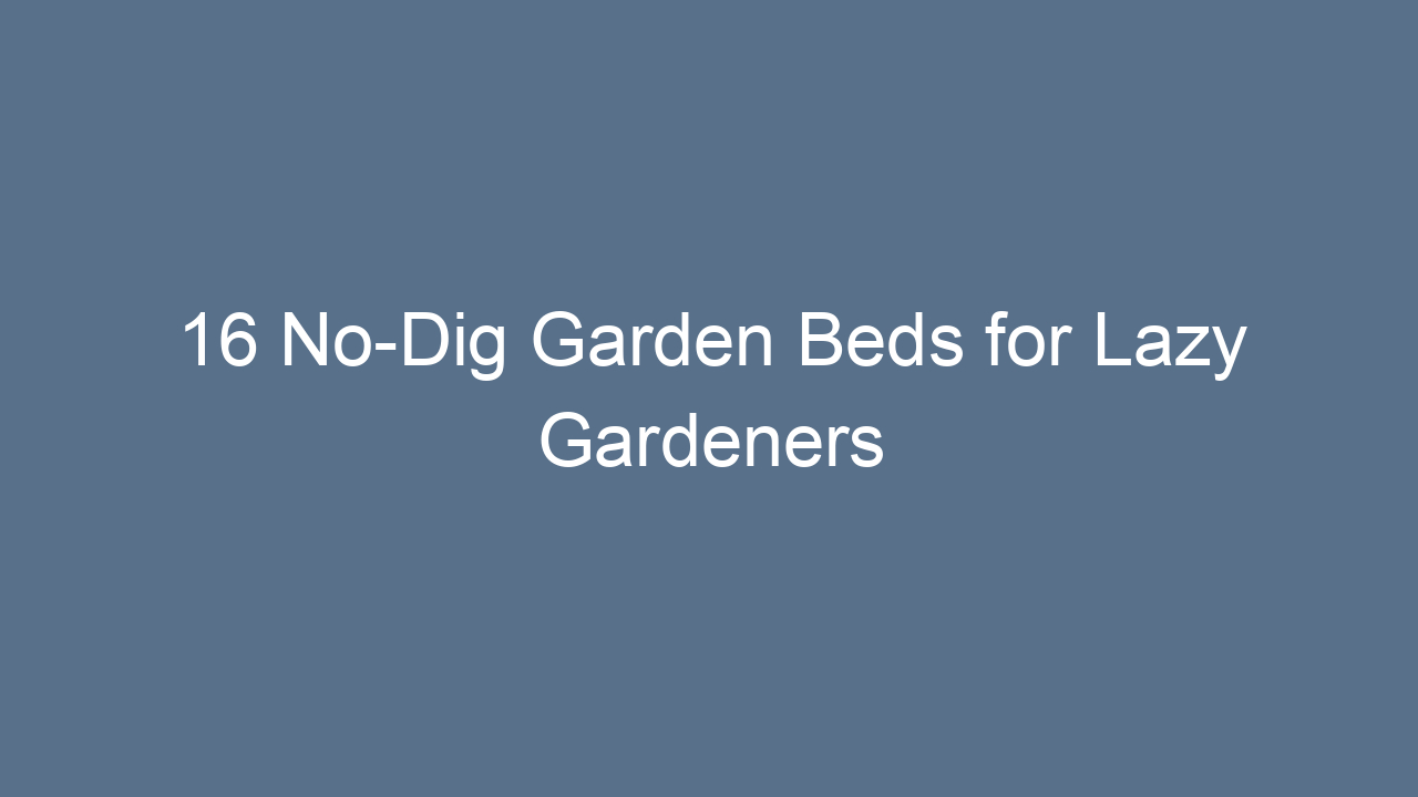 16 no dig garden beds for lazy gardeners 15590