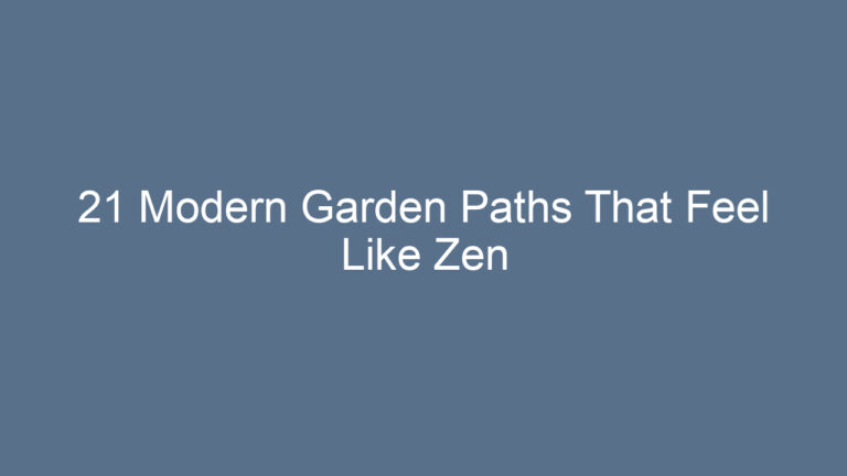 21 Modern Garden Paths That Feel Like Zen