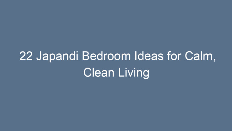 22 Japandi Bedroom Ideas for Calm, Clean Living