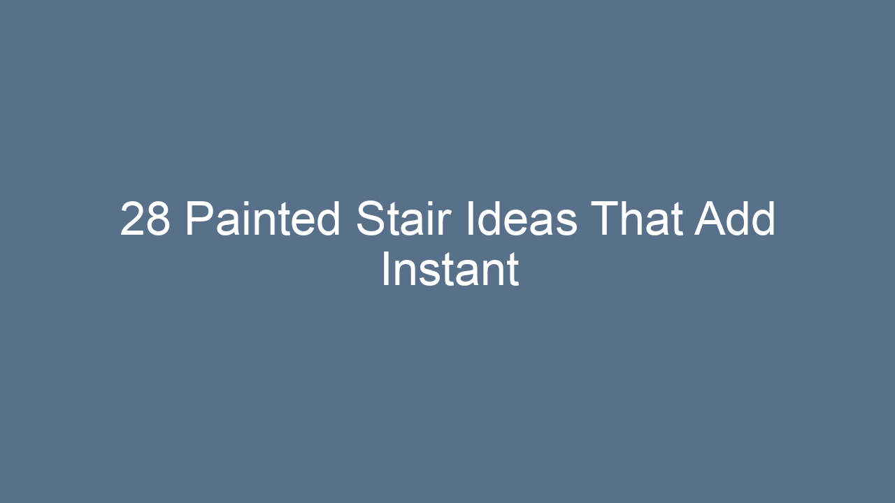 28 painted stair ideas that add instant personality 8639