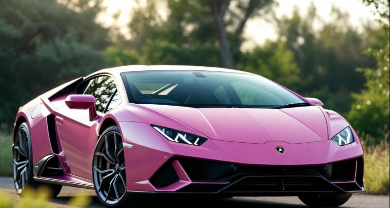 How Much Is A Pink Lamborghini Explained With Pricing and Features
