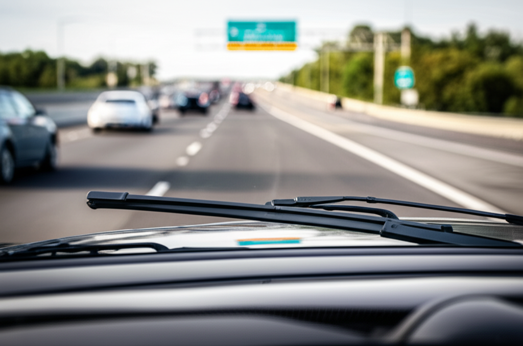 Generate a high-quality, relevant image prompt for an article about: 2 Smart Facts About Car Wipers