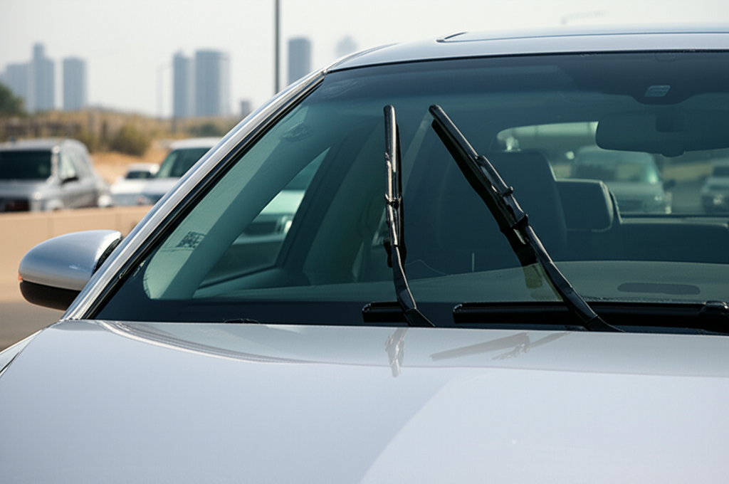 3 Key Reasons a Car Has Two Wipers Which Do Not Overlap 3 Generate a high-quality, relevant image prompt for an article about: 3 Key Reasons a Car Has Two Wip