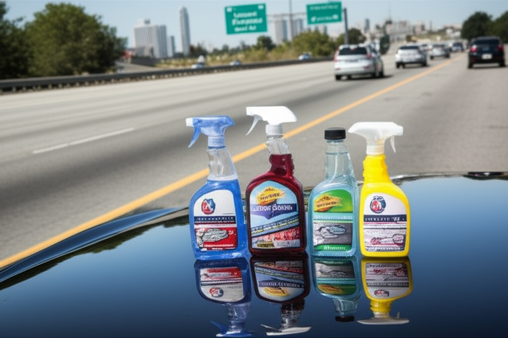 Generate a high-quality, relevant image prompt for an article about: 5 Amazing Car Windshield Washer