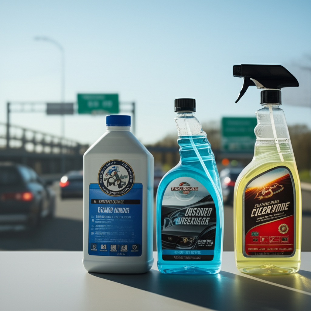 Generate a high-quality, relevant image prompt for an article about: 5 Amazing Car Windshield Washer