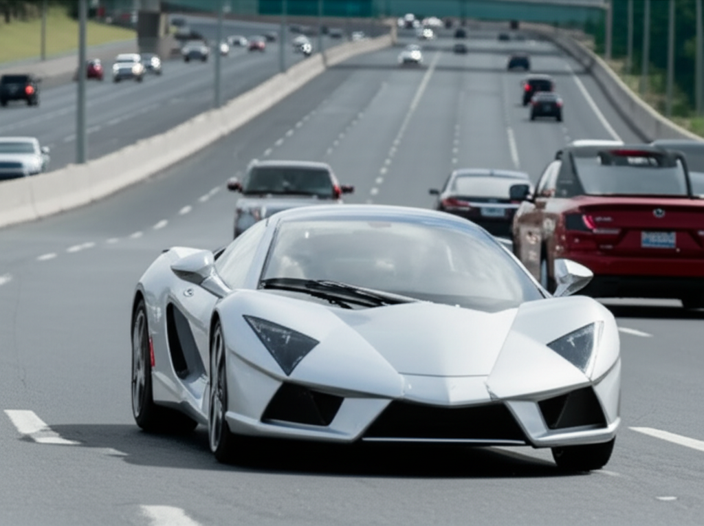 5 Surprising Facts: Vertical Windshield Car 3 Generate a high-quality, relevant image prompt for an article about: 5 Surprising Facts: Vertical Wi