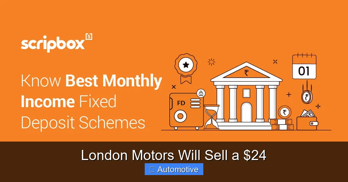 London Motors Will Sell a $24