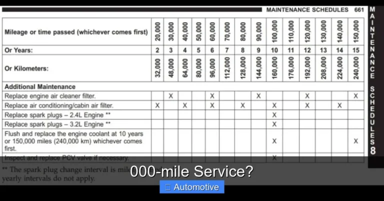 000-mile Service?
