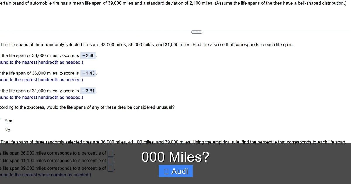 000 Miles?