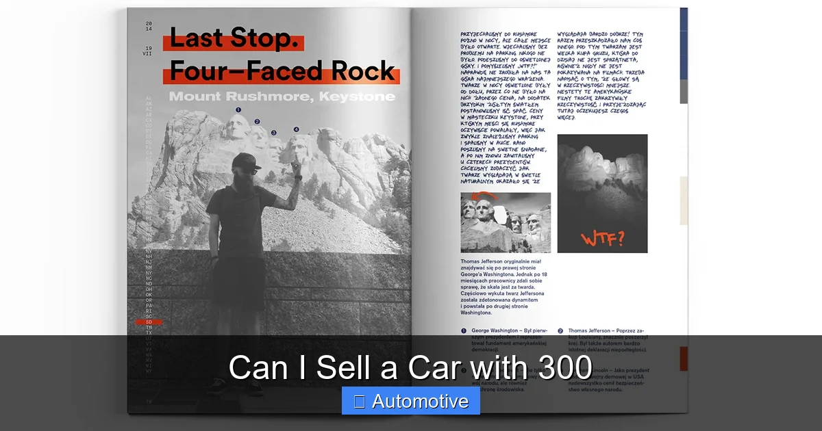 Can I Sell a Car with 300