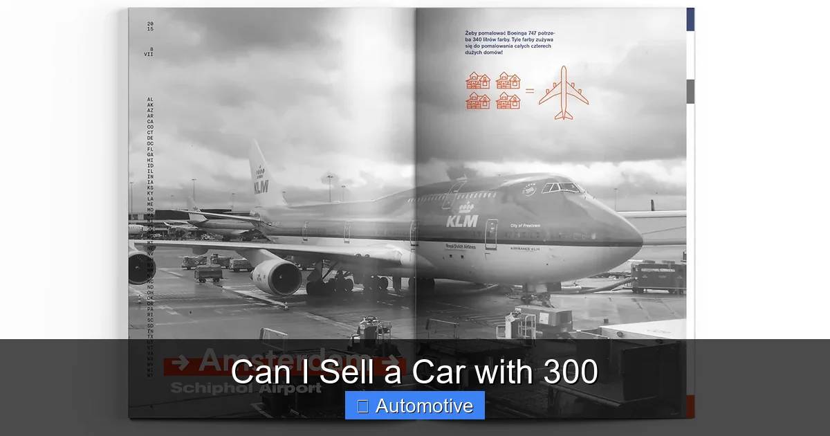 Can I Sell a Car with 300