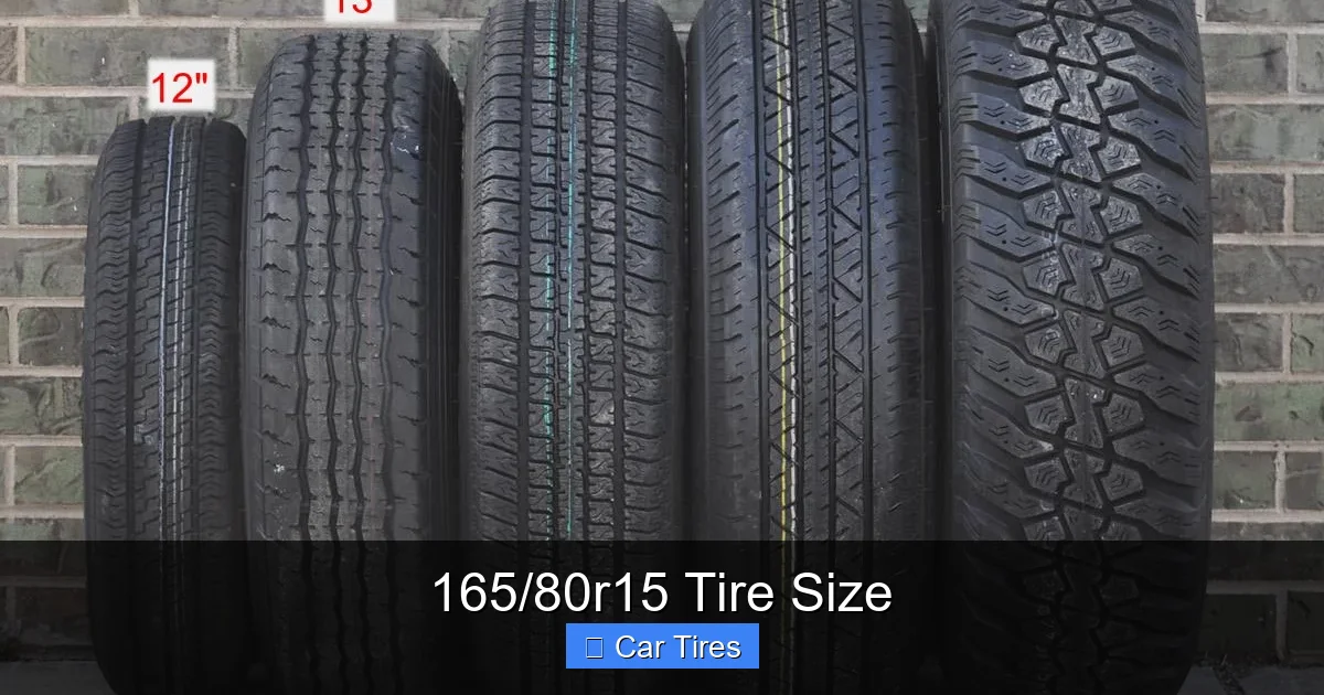 165/80r15 Tire Size